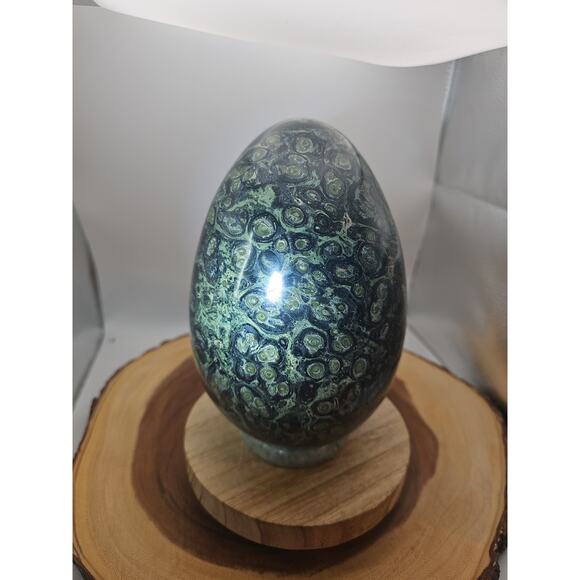 9.1LB Natural Kambaba Jasper Quartz Crystal egg Mineral specimen Healing - Picture 5 of 11